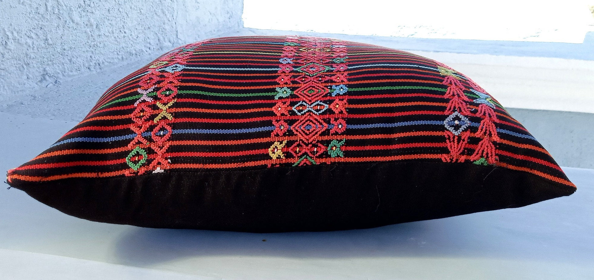 Lot of 1, 2 or 4 Mayan cotton Aguacatan pillow case cushion cover customizable size 14x14, 16x16, 18x18, 20x20, 24x24, 10x20, 12x24,..