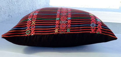 Lot of 1, 2 or 4 Mayan cotton Aguacatan pillow case cushion cover customizable size 14x14, 16x16, 18x18, 20x20, 24x24, 10x20, 12x24,..