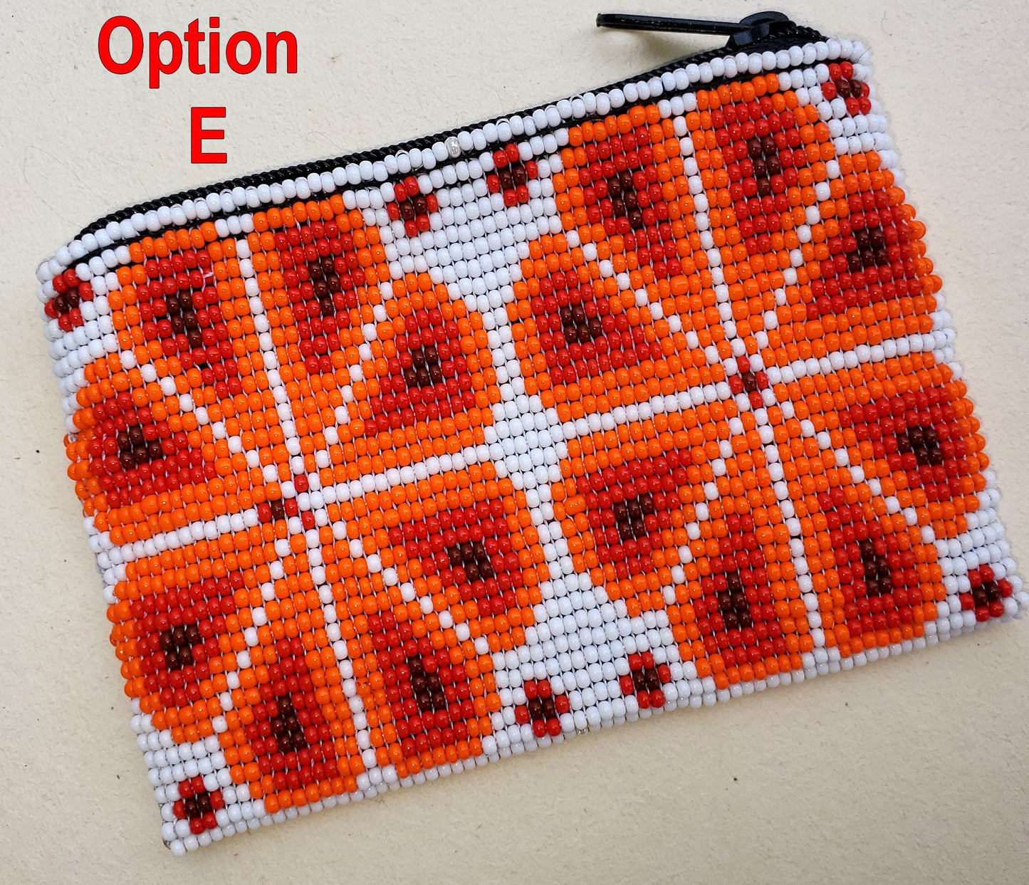 Handmade ARTISTICALLY made beaded COIN PURSE