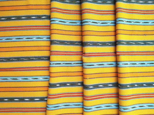 GUATEMALAN Handwoven Ethnic TEXTILE Vintage FABRIC Per Yard - Unique Hand weaved Textile Fabric For Multiple Purposes