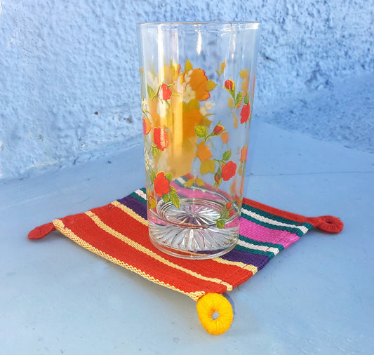 Cotton Coaster, Cute Coaster Set, colorful coaster,,