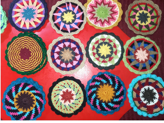 Tea Coaster, Accesories For Home, Multicolor Coaster