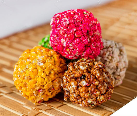 DULCES TÍPICOS De GUATEMALA Alboroto Snacks - Sugar And Corn Vegetal Color Snacks Five Pieces