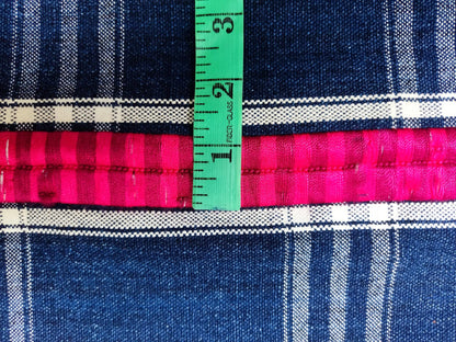 GUATEMALAN Santa Maria De Jesus Cotton CORTE FABRIC Per Yard - Vintage Embroidered Hand Woven Fabric