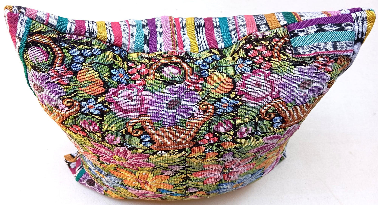Cotton Guatemala hand pillow cover -Comalapa Huipil- 14x18 16x16 17x17 18x18