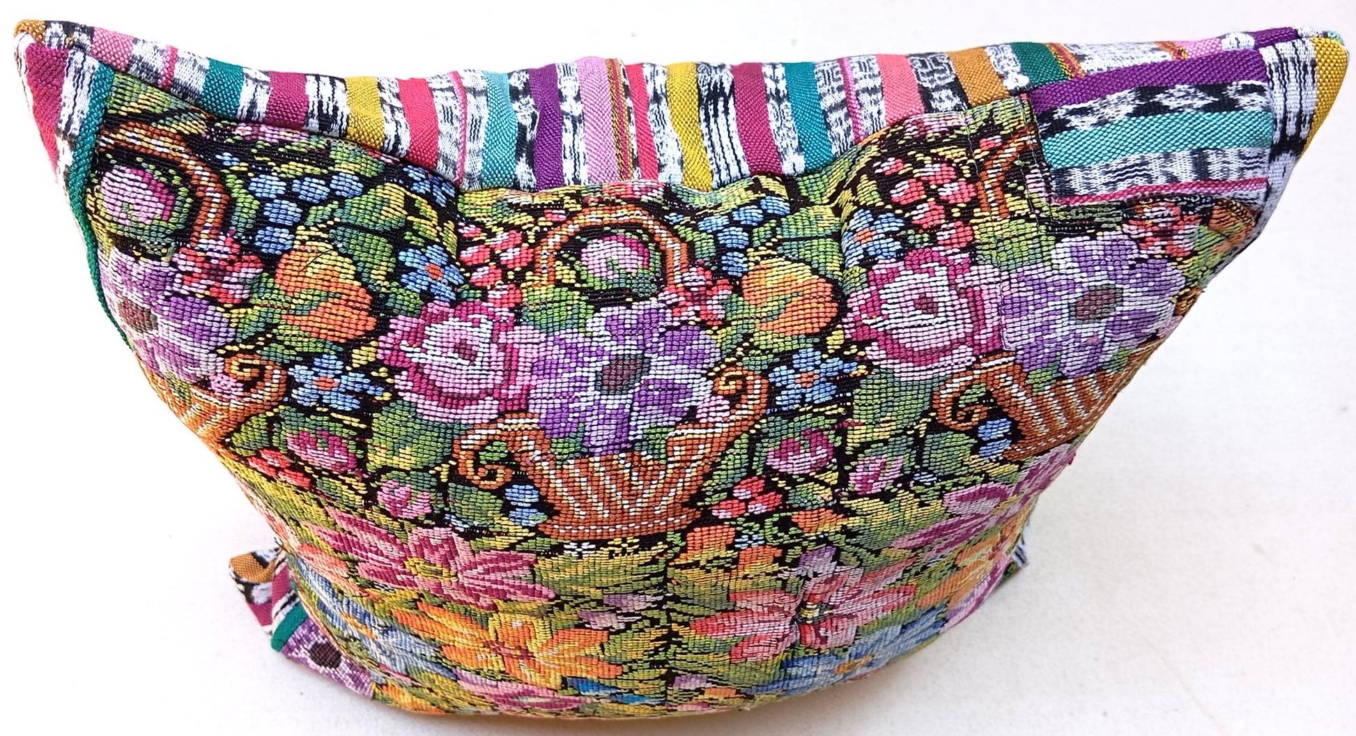 Cotton Guatemala hand pillow cover -Comalapa Huipil- 14x18 16x16 17x17 18x18