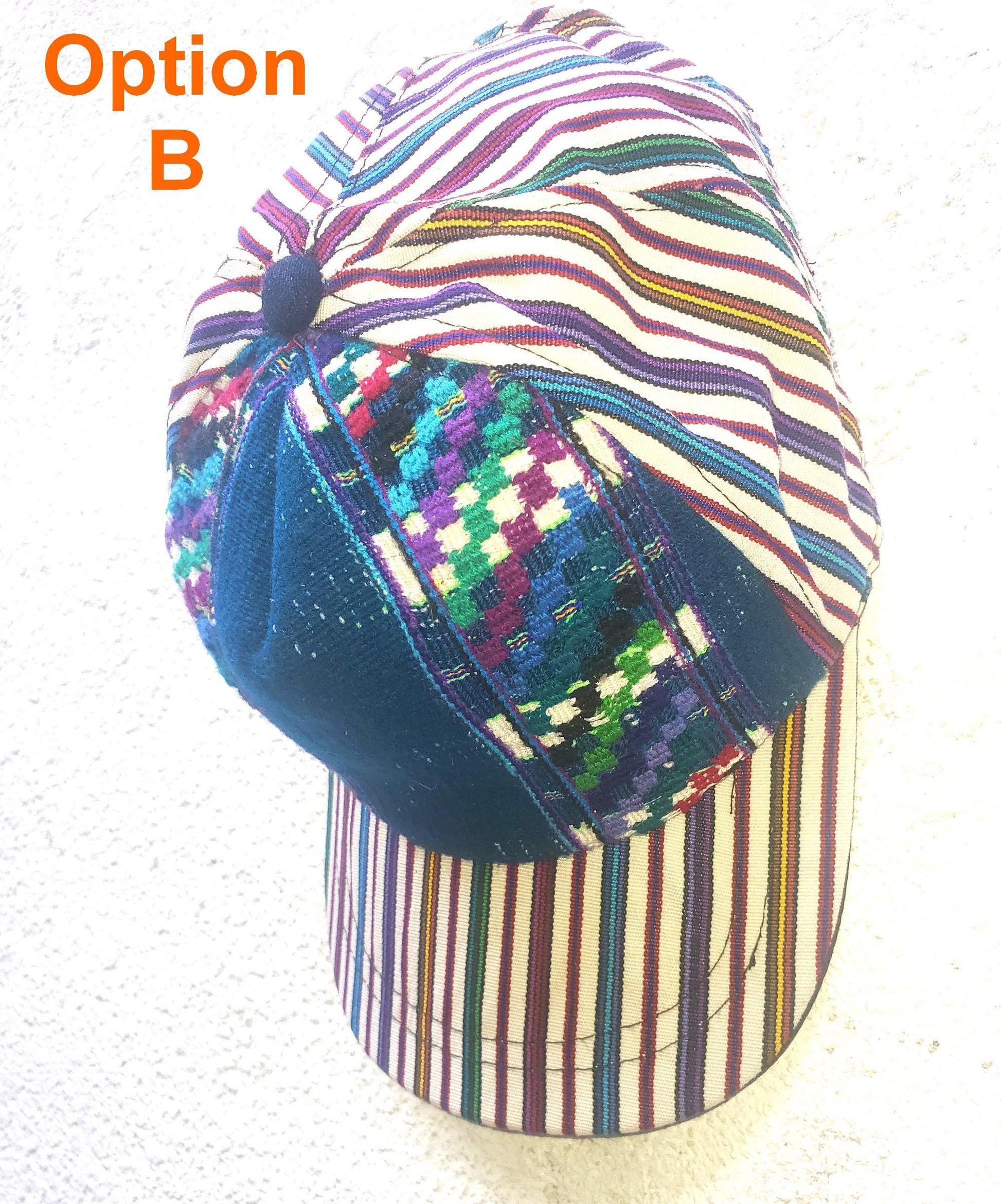 Guatemalan unisex upcycled huipil cap