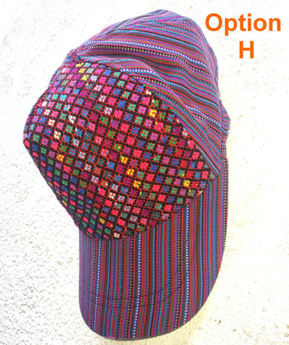 Guatemalan unisex upcycled huipil cap