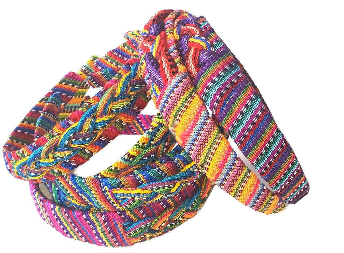 Guatemalan Comalapa Textil HAIRBAND Headband Hair HOLDER