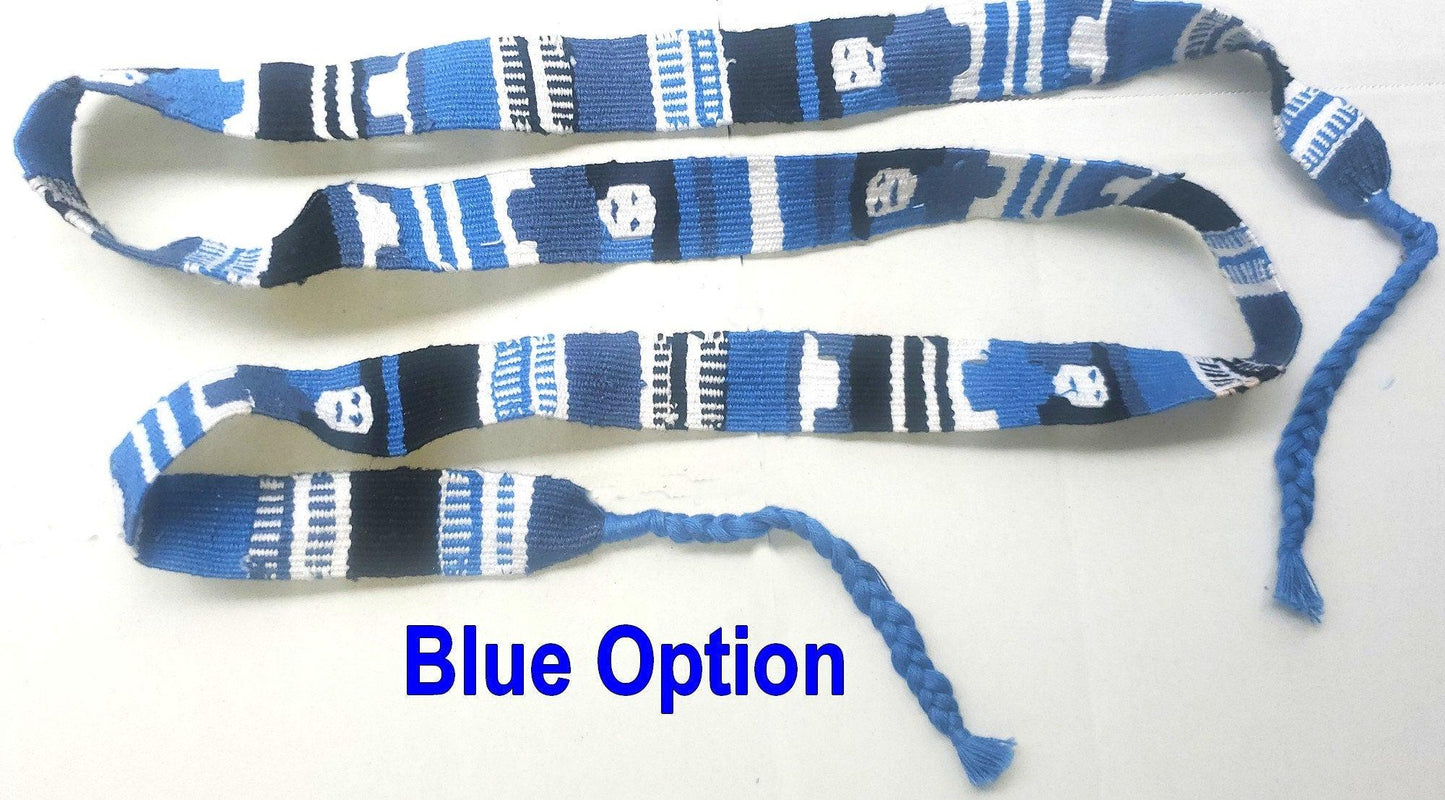 Cotton Guatemalan Faja Belt Sash Purse Strap