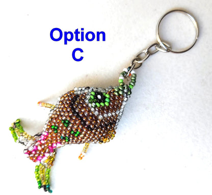 BEADED FISH Hanging ORNAMENT Gift For Animal Lovers - Czech Glass Seed Beads And Nylon Thread