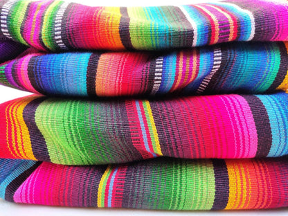 Rainbow multicolor separe blanket throw -King size-