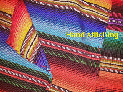 Rainbow multicolor separe blanket throw