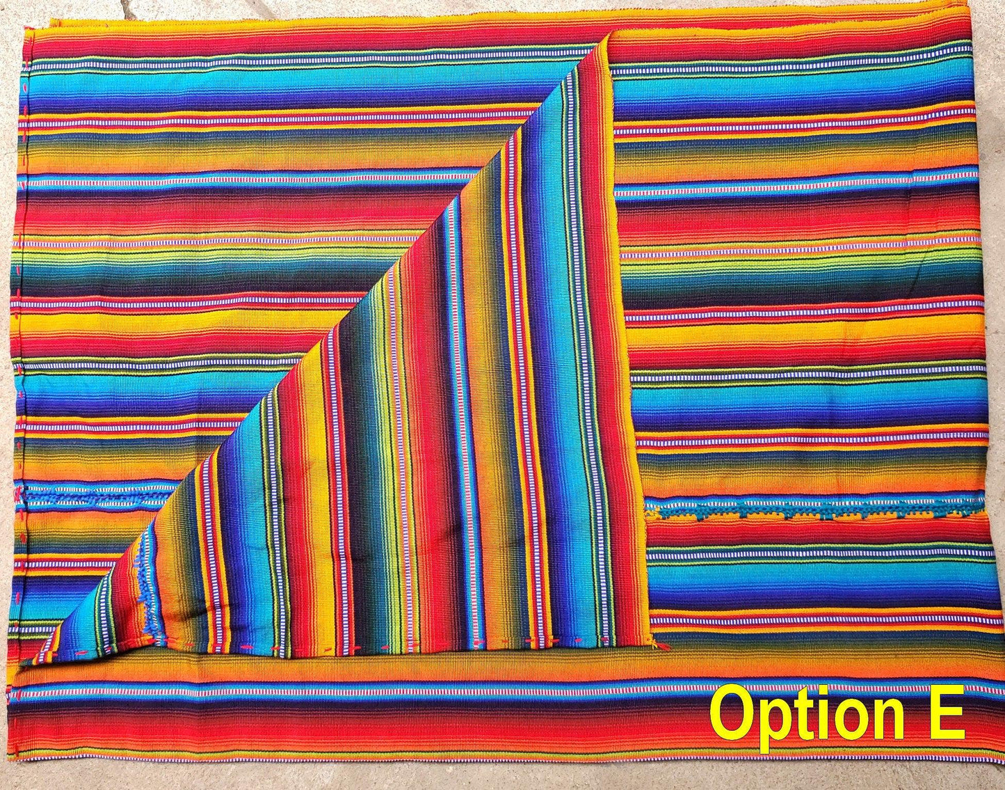 Rainbow multicolor separe blanket throw