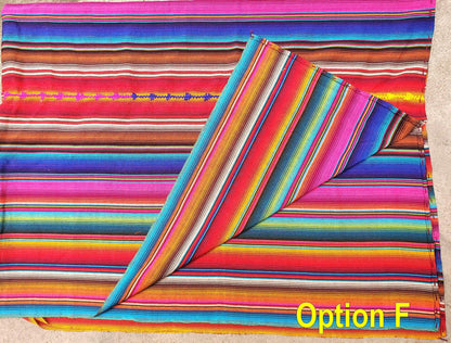 Rainbow multicolor separe blanket throw