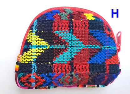 Guatemala HUIPIL Cotton Padded COIN Holder PURSE Bag Available In Multiple Options - Floral Colorful Small Coin Purse