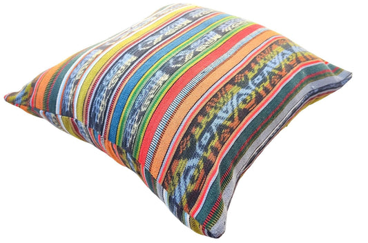 Cotton Handmade IKAT PILLOW Case CUSHION Cover -18x18- 20x20 Customizable Sizes