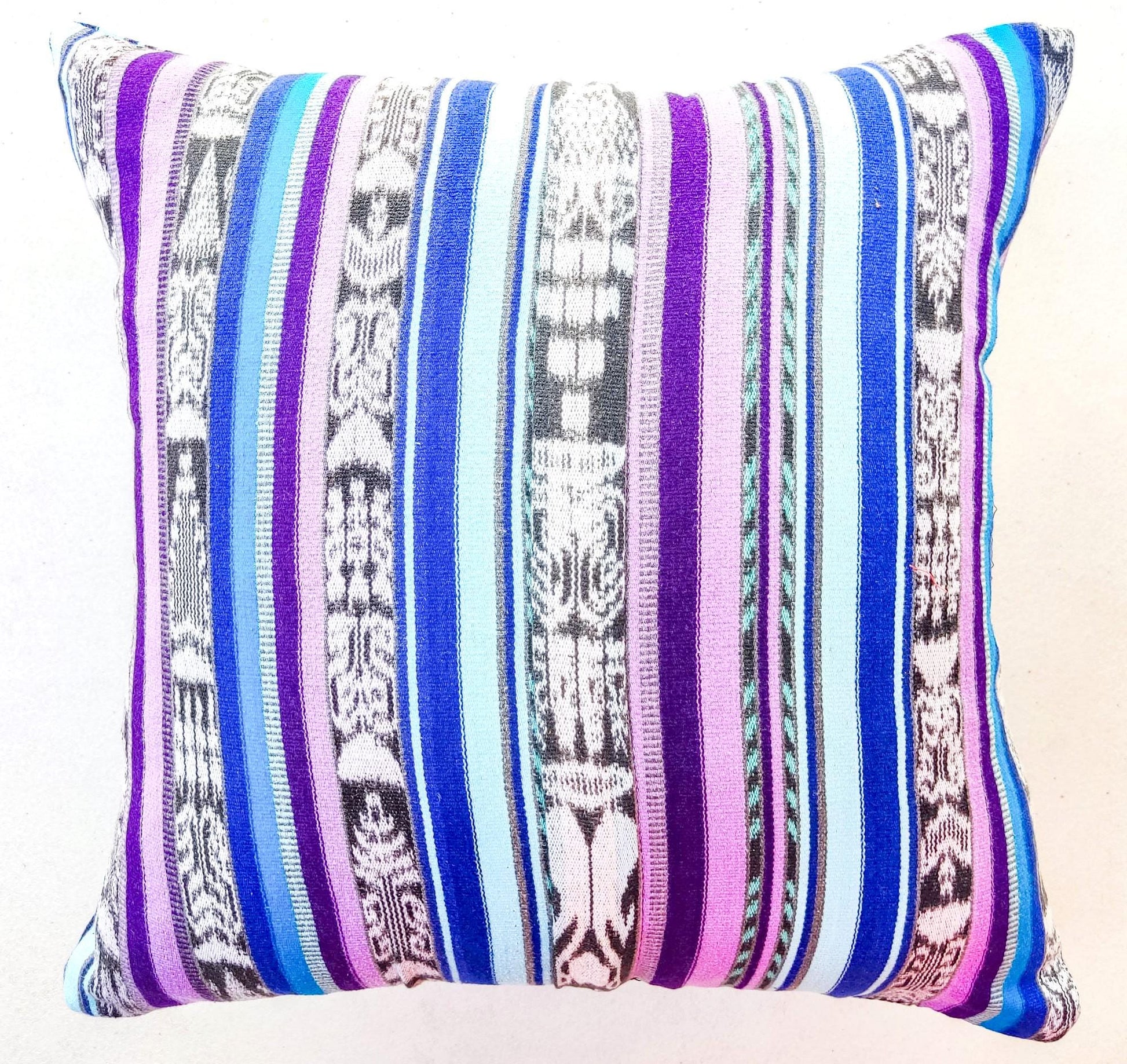 Cotton Handmade IKAT PILLOW Case CUSHION Cover -18x18- 20x20 Customizable Sizes
