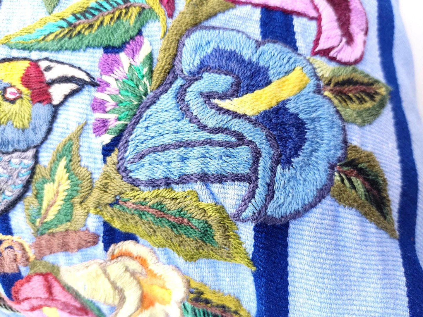 Guatemalan hand-embroidery - SANTIAGO ATITLAN - pillow cushion COVER 14x14