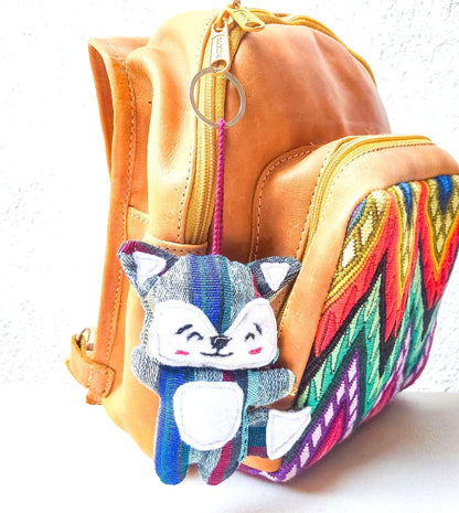Multicolor Hanging ORNAMENT Padded Toy FOX