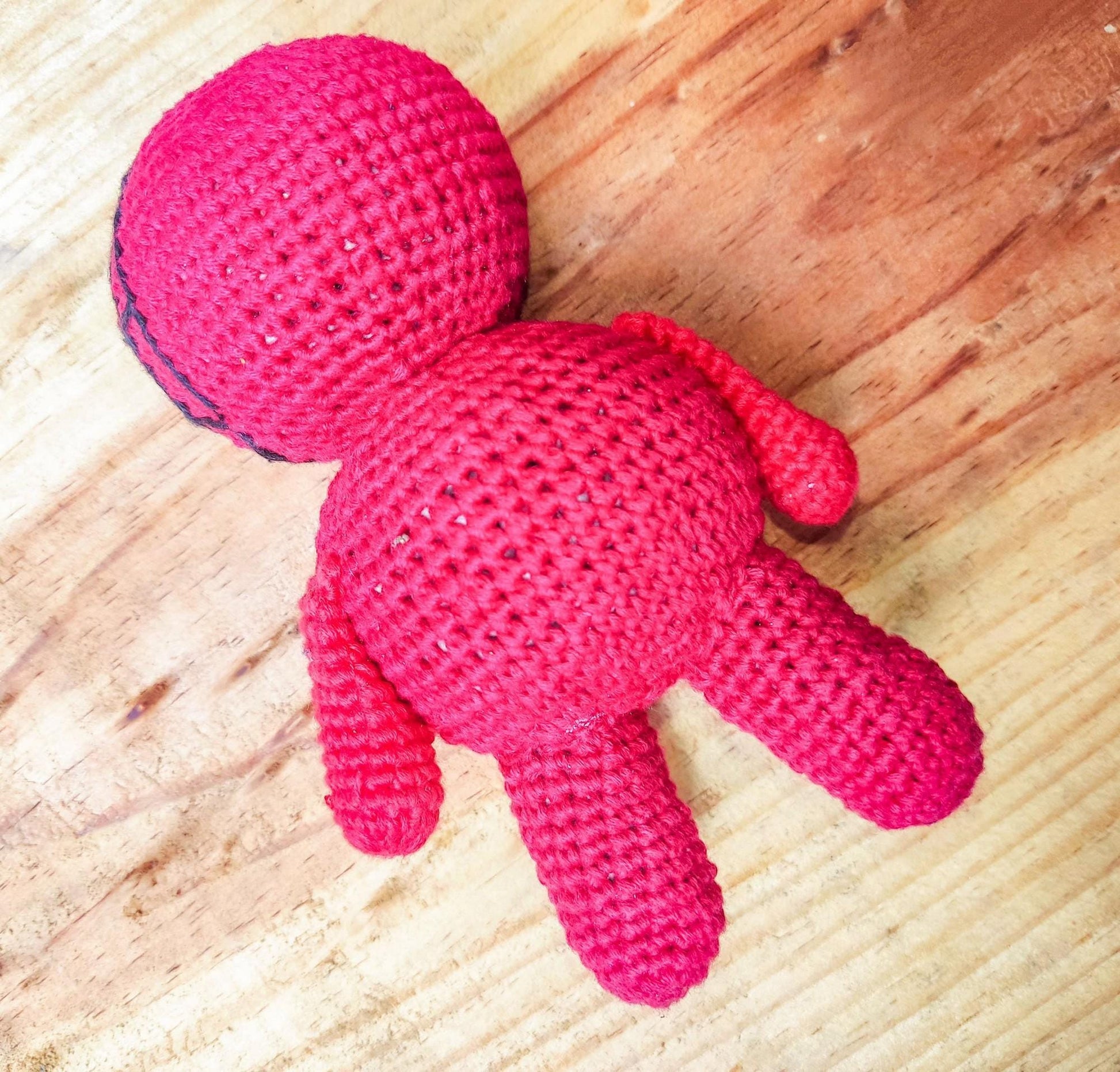 Guatemala Stress Relief Crocheted Cotton Hacky Sacks SPIDERMAN TOY