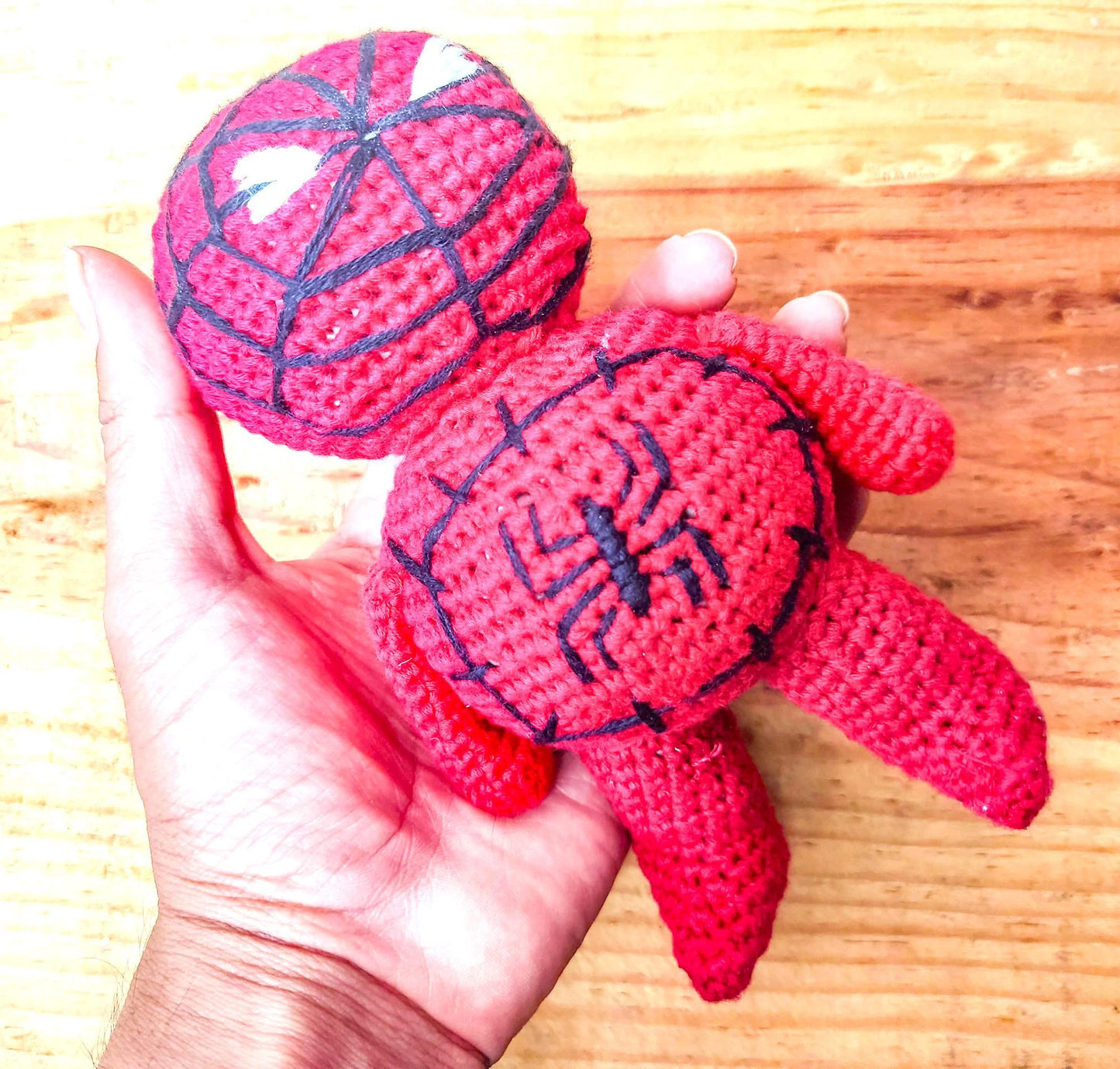 Guatemala Stress Relief Crocheted Cotton Hacky Sacks SPIDERMAN TOY