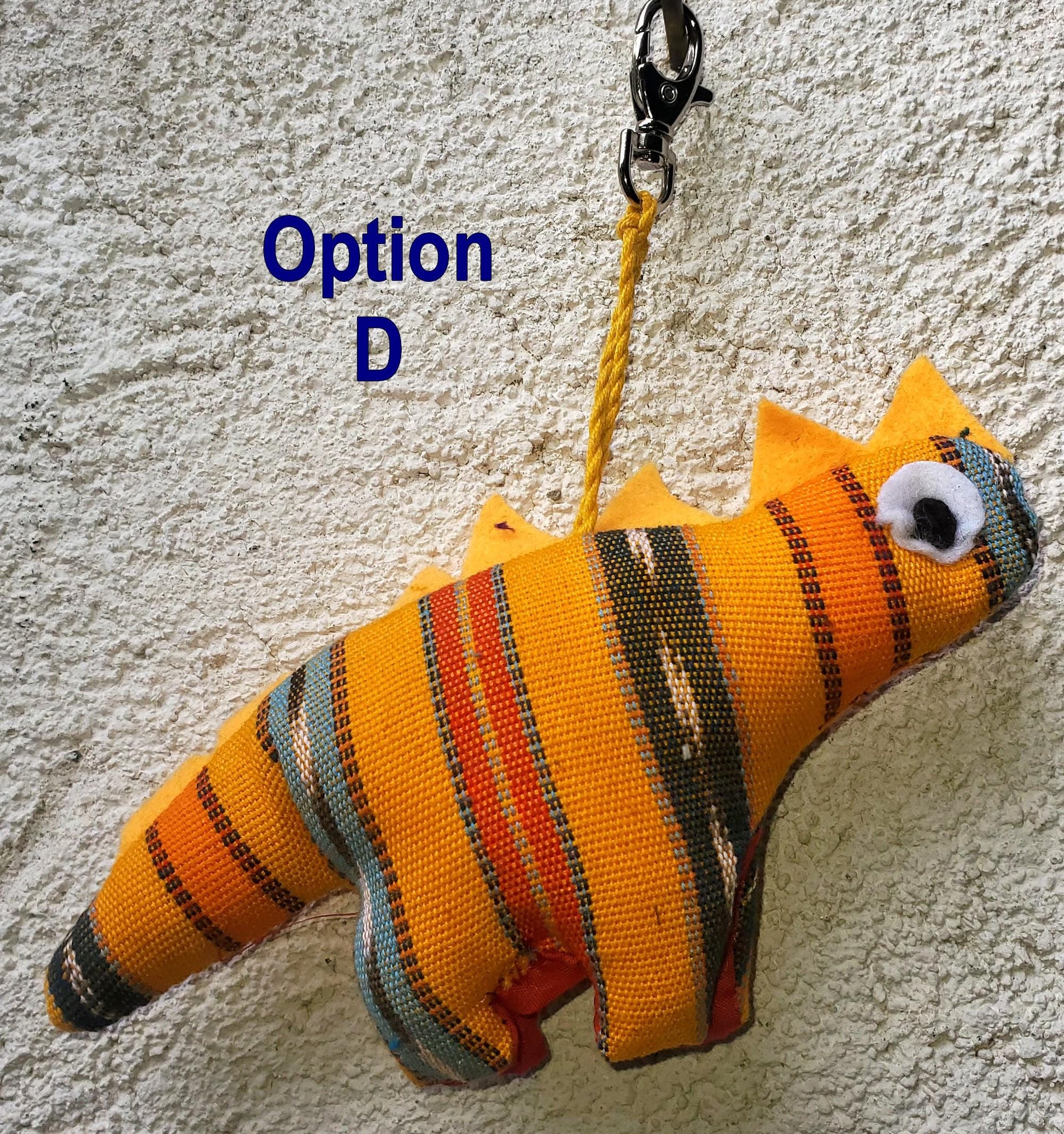 Guatemalan Stuffed Toy DINOSAUR Ornament Hanging