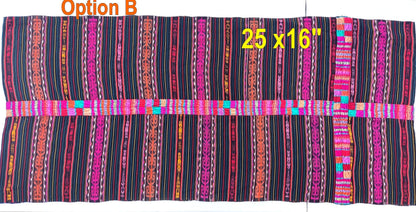Vintage Handwoven Cotton Chichicastenango Guatemalan textile fabric per yard