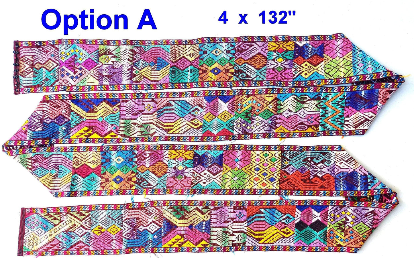 Vintage unique Guatemala handmade weaved cotton tocoyal