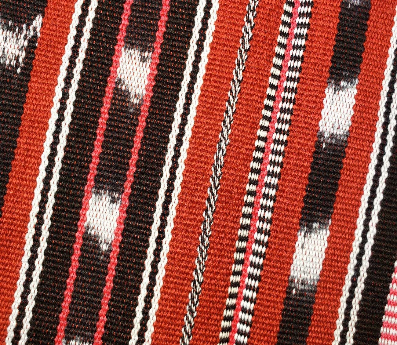 GUATEMALAN Handwoven Ethnic TEXTILE Vintage FABRIC Per Yard - Unique Hand weaved Textile Fabric For Multiple Purposes