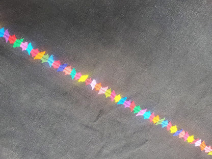 GUATEMALAN XENACOJ Black Cotton Corte FABRIC Per Yard - Vintage Embroidered Hand Woven Fabric