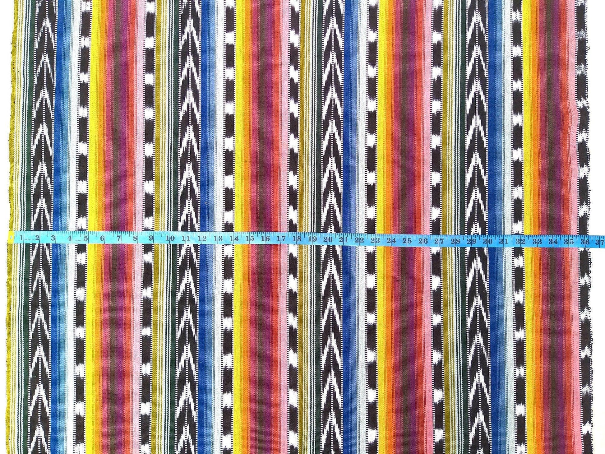 GUATEMALAN Handwoven Ethnic TEXTILE Vintage FABRIC Per Yard - Unique Hand weaved Textile Fabric For Multiple Purposes