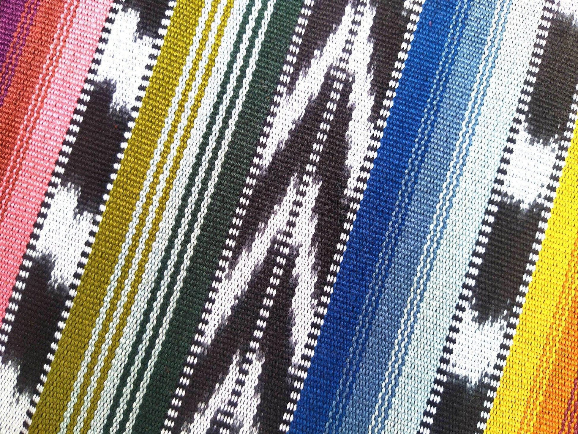 GUATEMALAN Handwoven Ethnic TEXTILE Vintage FABRIC Per Yard - Unique Hand weaved Textile Fabric For Multiple Purposes