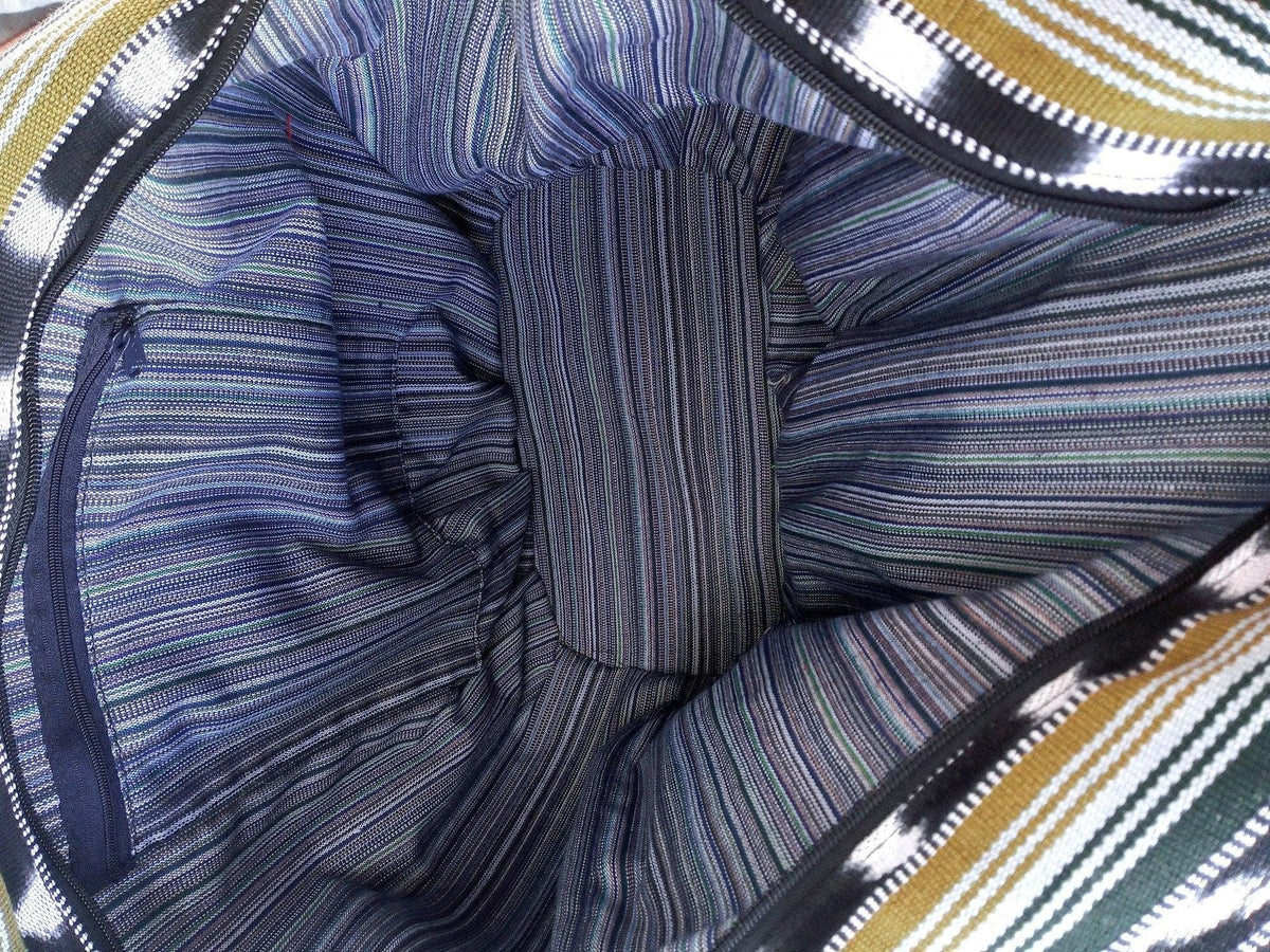 Guatemalan cotton handwoven beach / shopping bag