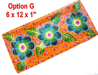 Hand-Painted Pinewood Tray made in Guatemala - Mayan Fair Trade 