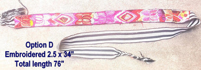 Vintage Guatemalan fajas -handmade embroidered belts-