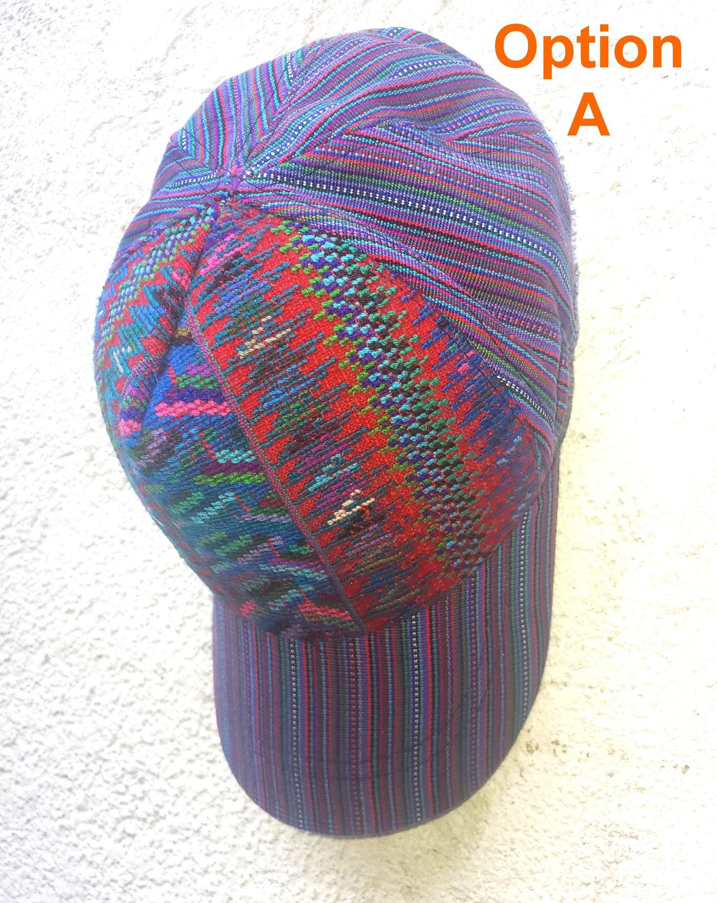 Guatemalan unisex upcycled huipil cap
