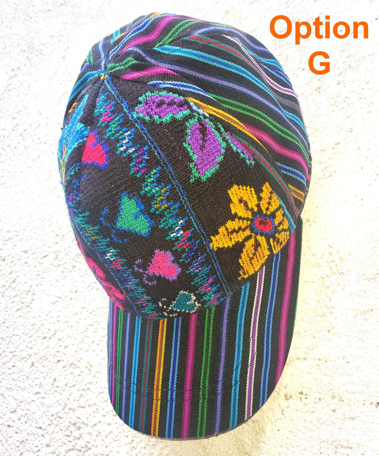 Guatemalan unisex upcycled huipil cap