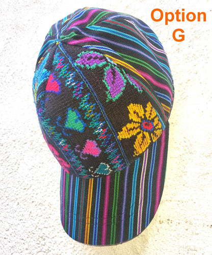 Guatemalan unisex upcycled huipil cap