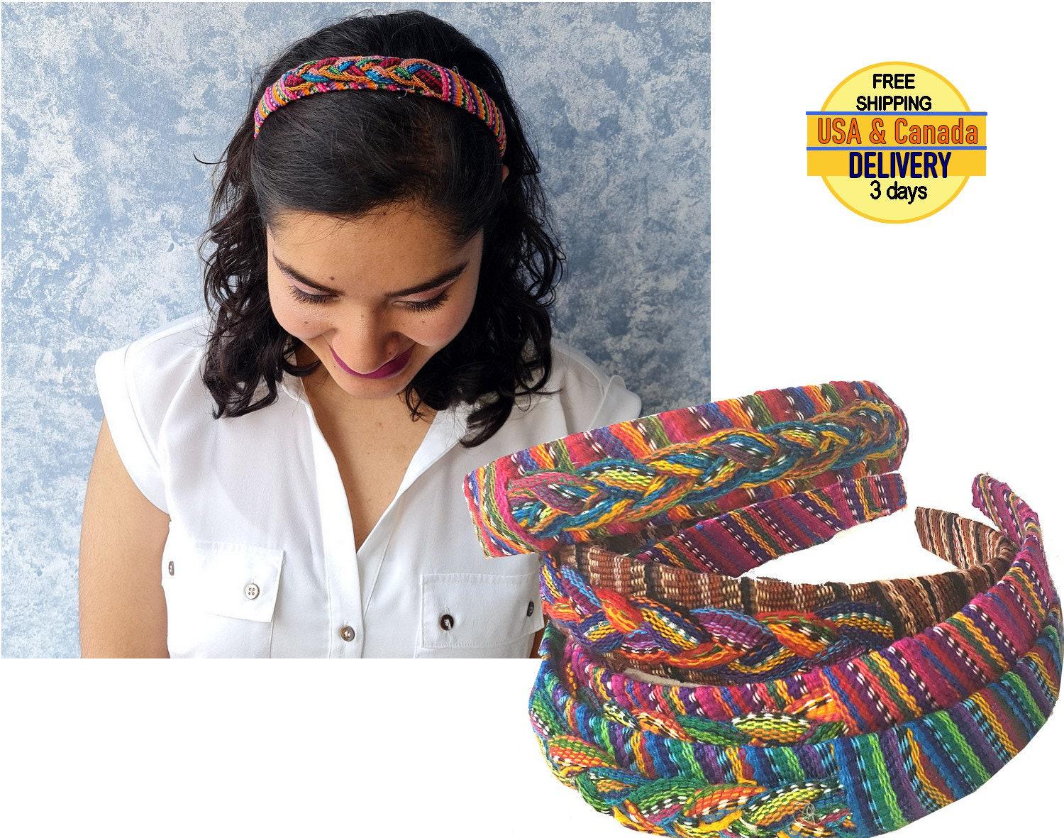 Guatemalan Comalapa Textil HAIRBAND Headband Hair HOLDER