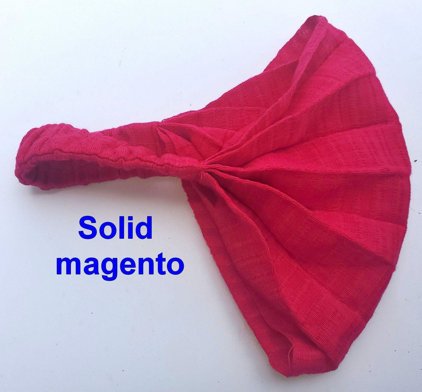 Medium Weight GUATEMALAN Cotton HEADBAND BANDANA For Women Aviable In Multiple Colors