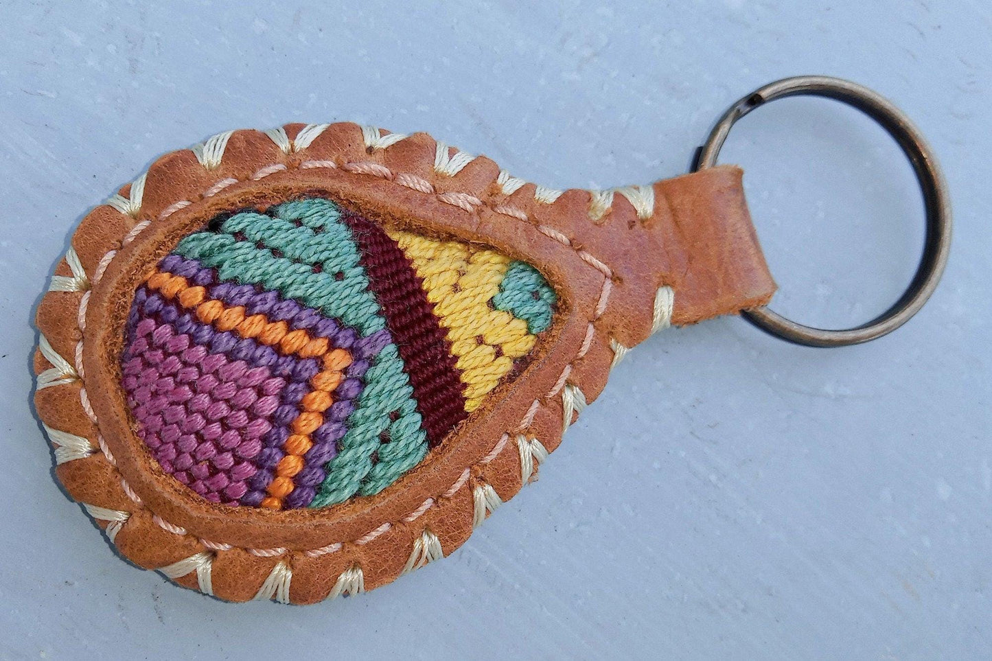 Genuine Leather/Huipil Key Chains