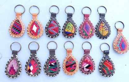Genuine Leather/Huipil Key Chains