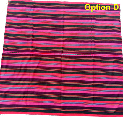 Guatemalan Handwoven Multicolor TSUTE - Tablecloth - Throw
