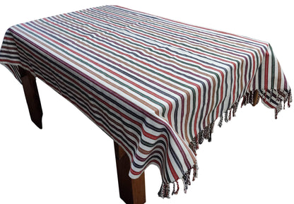 Guatemalan Handwoven Multicolor TSUTE - Tablecloth - Throw