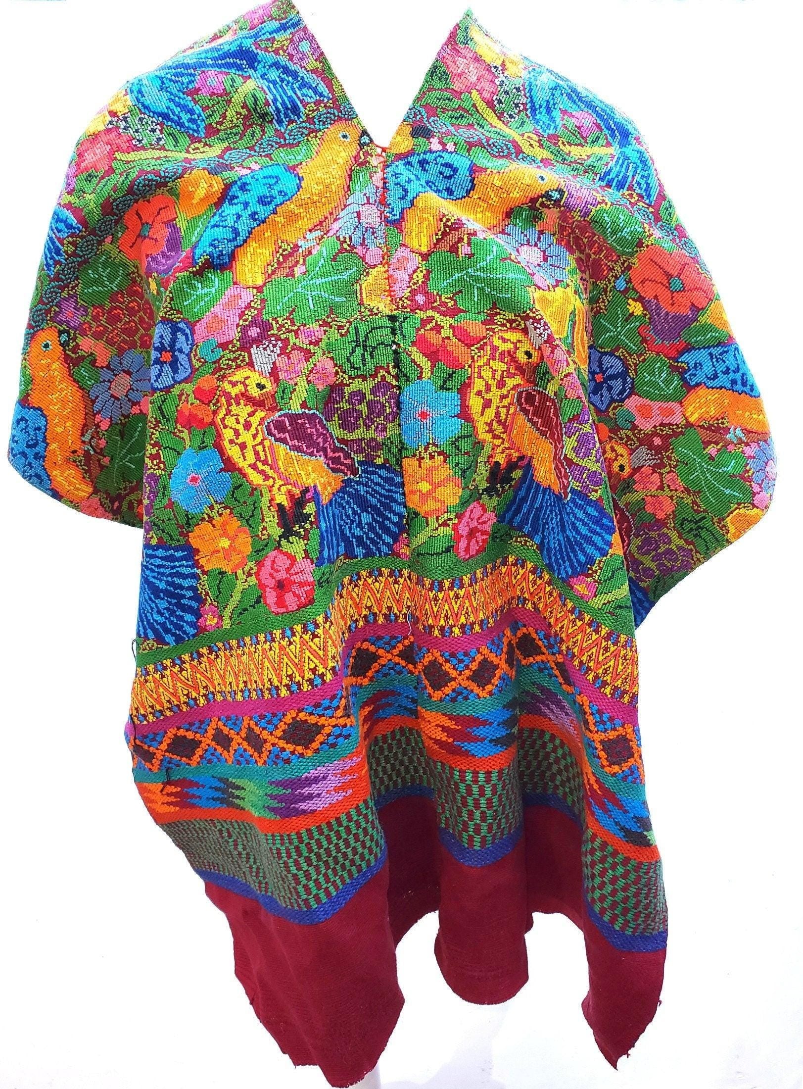 NEW! unique Guatemala handmade weaved cotton runner -Huipil from San Antonio Aguas Calientes-