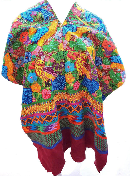 NEW! unique Guatemala handmade weaved cotton runner -Huipil from San Antonio Aguas Calientes-