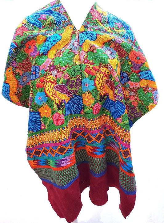 NEW! unique Guatemala handmade weaved cotton runner -Huipil from San Antonio Aguas Calientes-