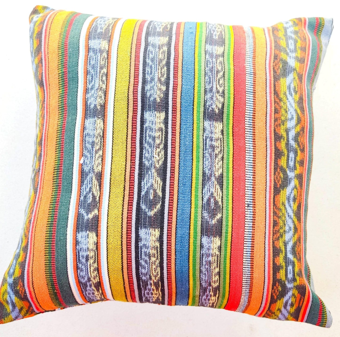 Cotton Handmade IKAT PILLOW Case CUSHION Cover -18x18- 20x20 Customizable Sizes