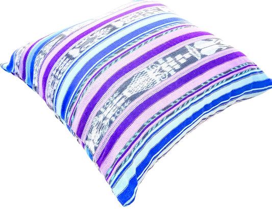 Cotton Handmade IKAT PILLOW Case CUSHION Cover -18x18- 20x20 Customizable Sizes